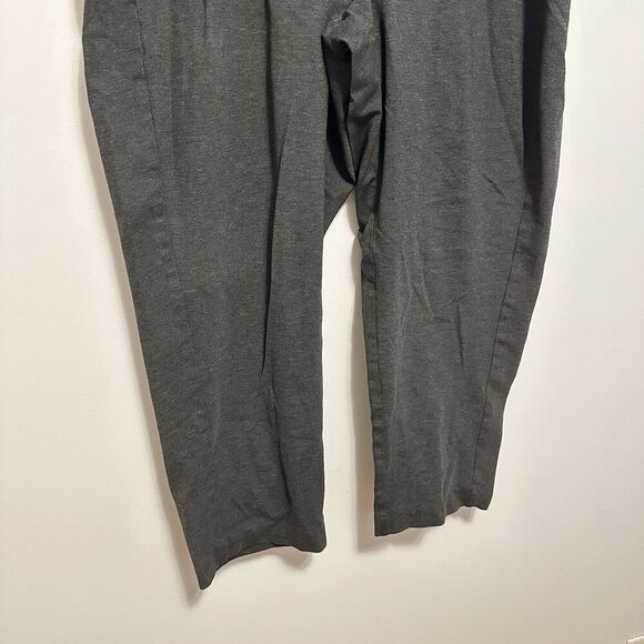 J Jill Womens Ponte Slim Leg Pants Size 4X Gray Flat Front Pockets Pull On - Picture 3 of 6